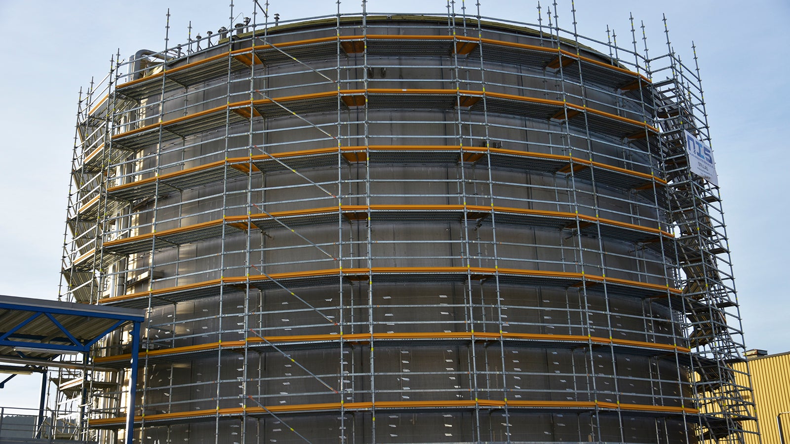 YARA-tank på Holmen kai i Drammen