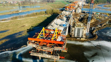 Budowa obiektu MGP-3, droga ekspresowa S1, Obwodnica Oświęcimia<br/>