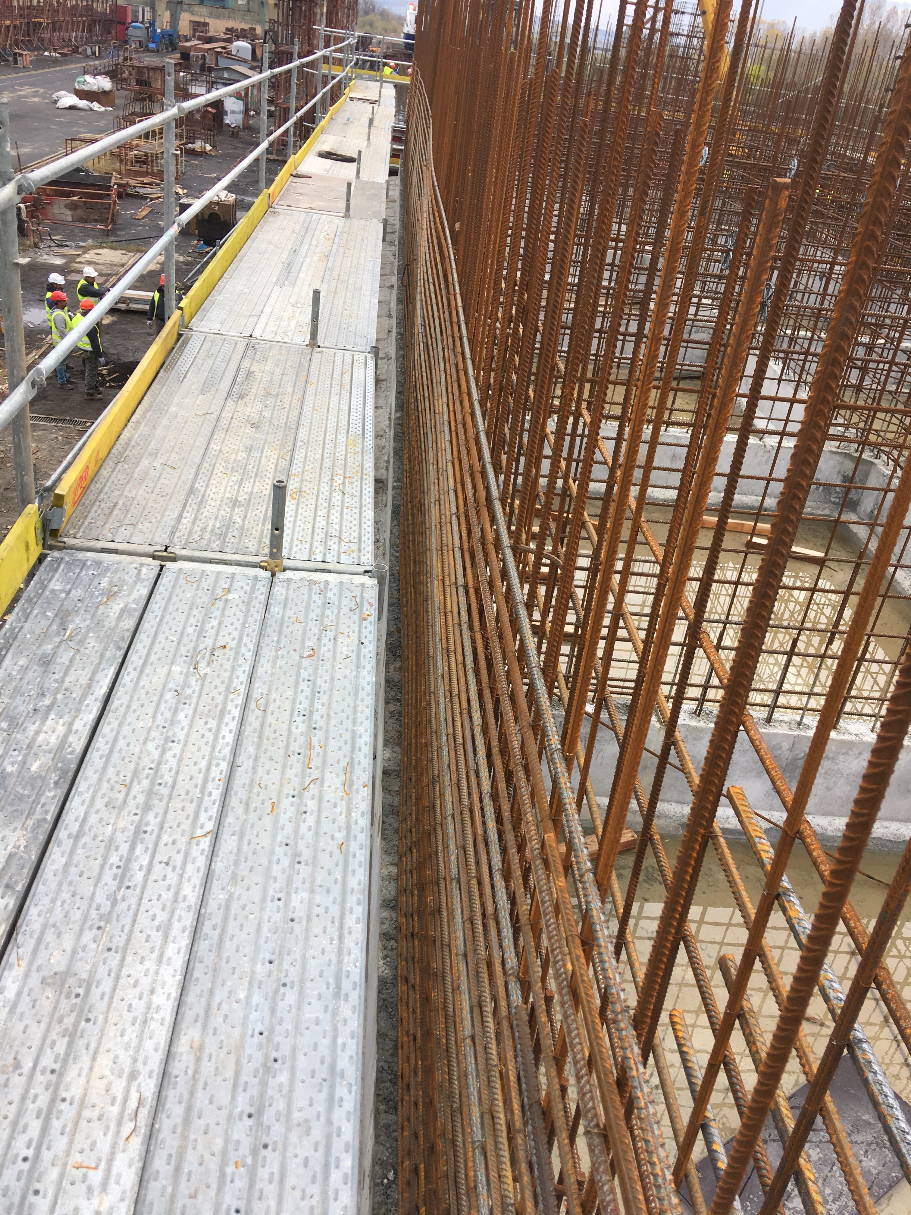 Изграждане на кесони, Терминал 2А, порт Бургас