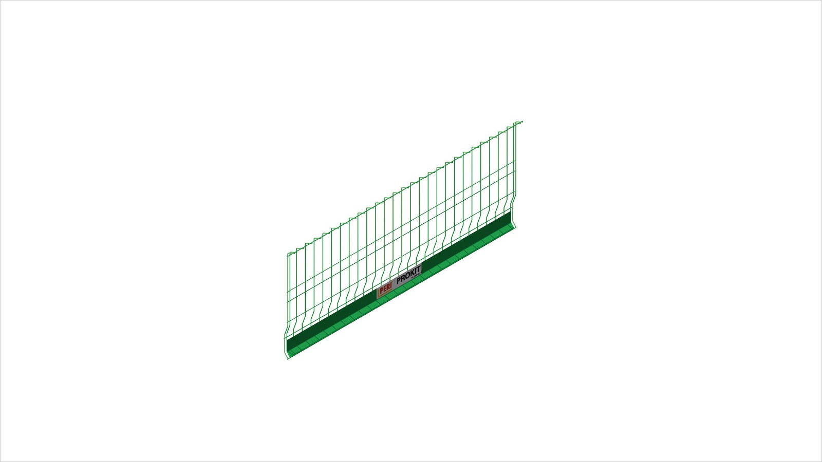 Through the individualised colour design of the safety barriers, the PROKIT side mesh barriers offer advertising options along with securing open building edges – without any extra effort on the part of the contractor.