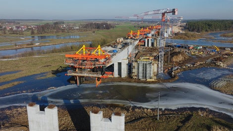 Budowa obiektu MGP-3, droga ekspresowa S1, Obwodnica Oświęcimia<br/>