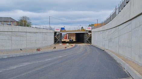 Liepkalnio, Žirnių gatvių ir Minsko plento sankryžos rekonstrukcija.<br/>(nuotraukos autorius: Marius Slabada)