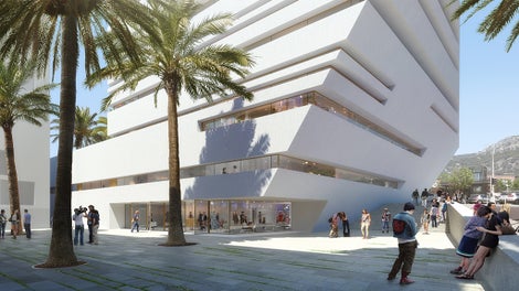 Vue architecturale du bâtiment ESAD (Ecole Supérieure d&#039;Art et de Design)