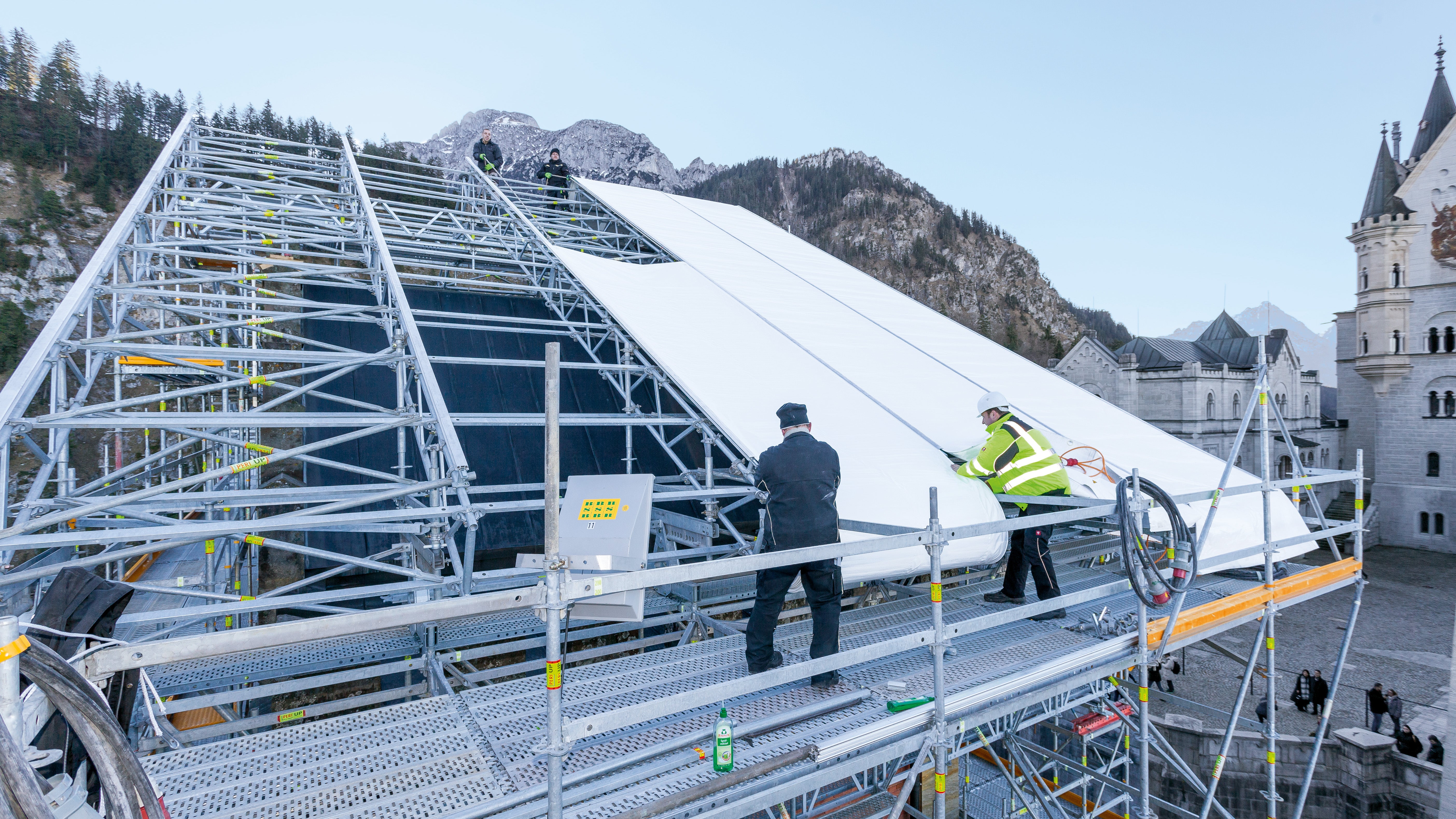 Gate Building Renovation, Neuschwanstein Castle, Füssen, Germany<br/>