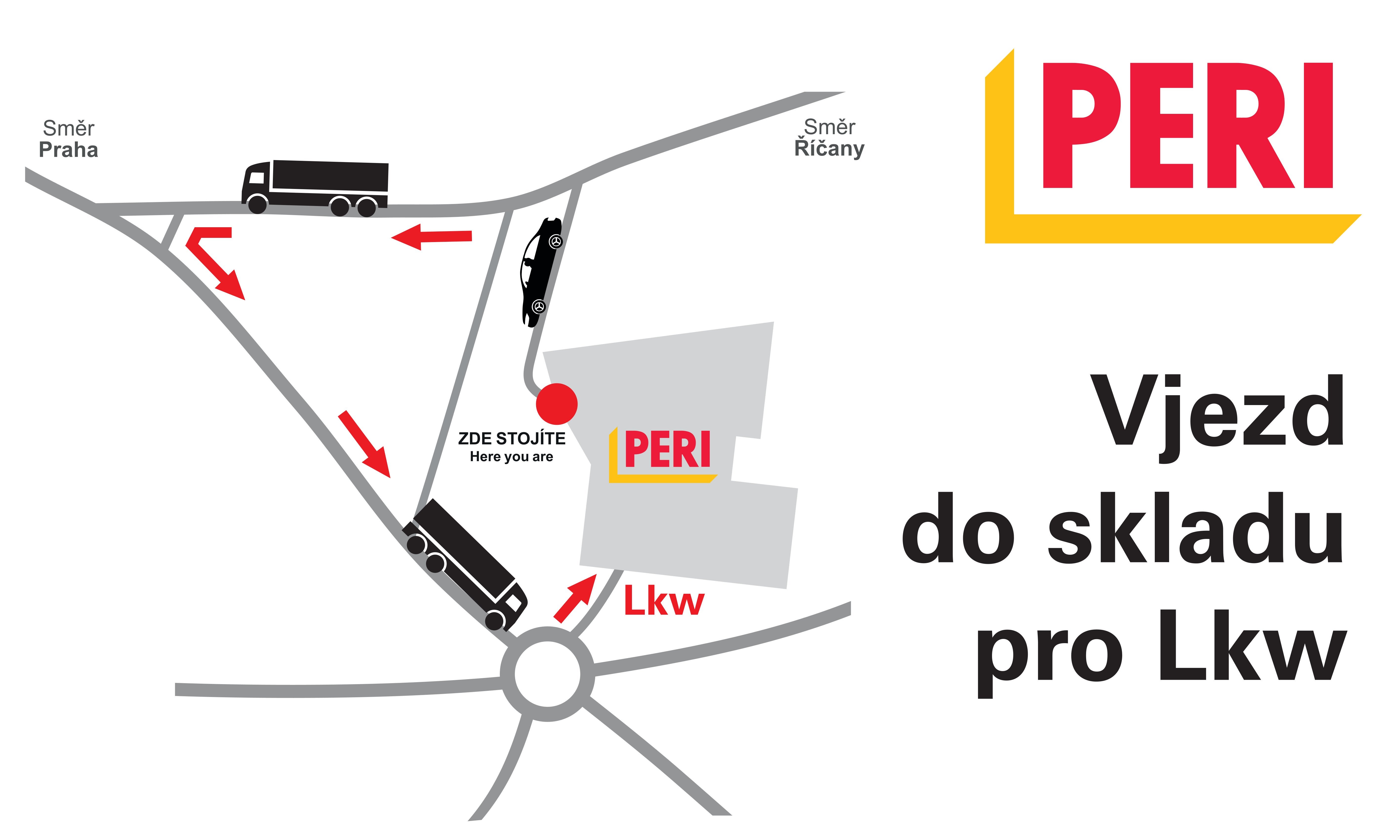 Vjezd do skladu Jesenice