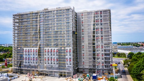 Rusztowanie fasadowe PERI UP Easy