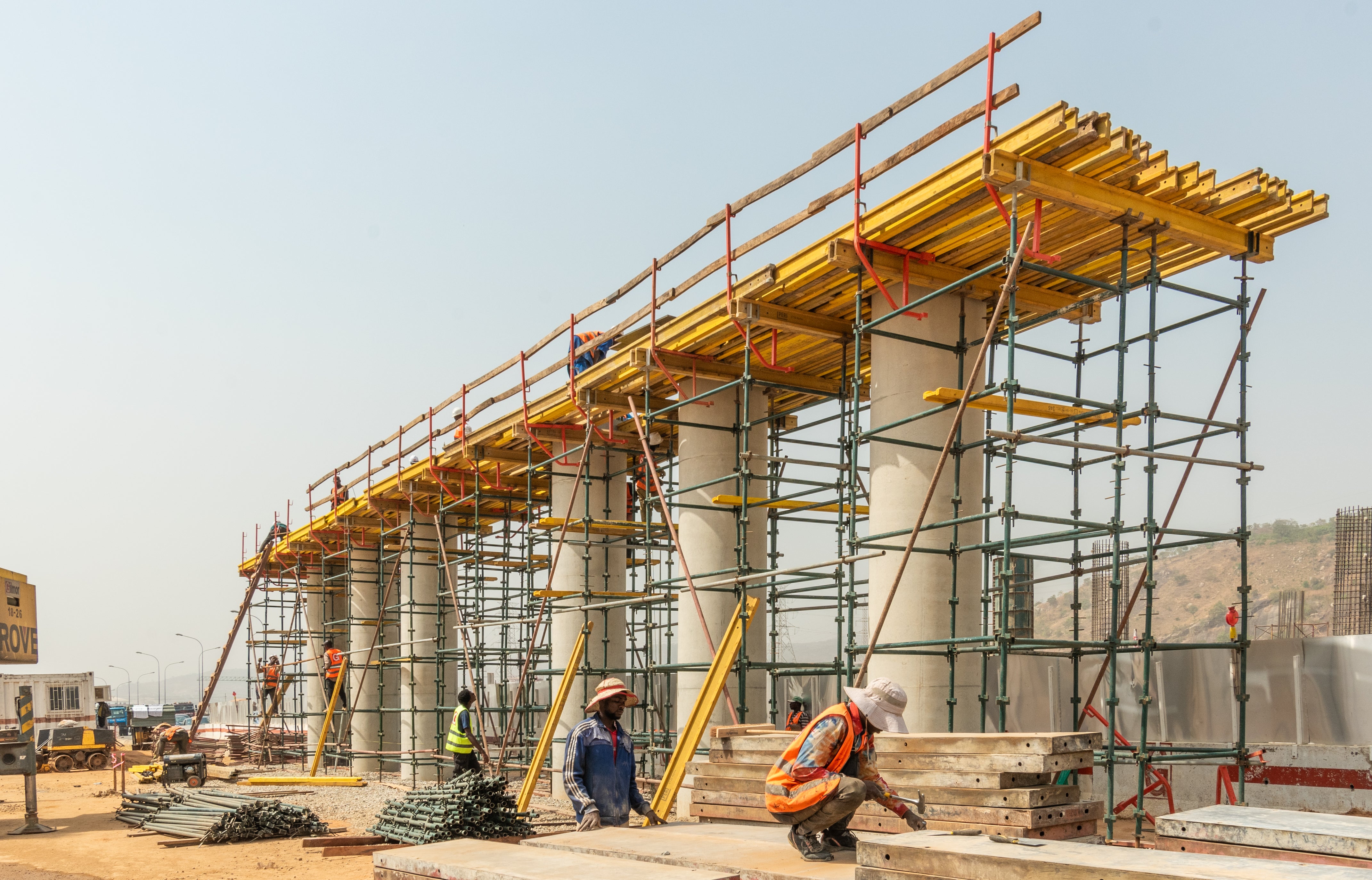 Bridge construction in Abuja