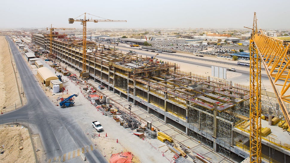 The Barwa Commercial Avenue in the south of Doha extends to a total length of 8 kilometers.
