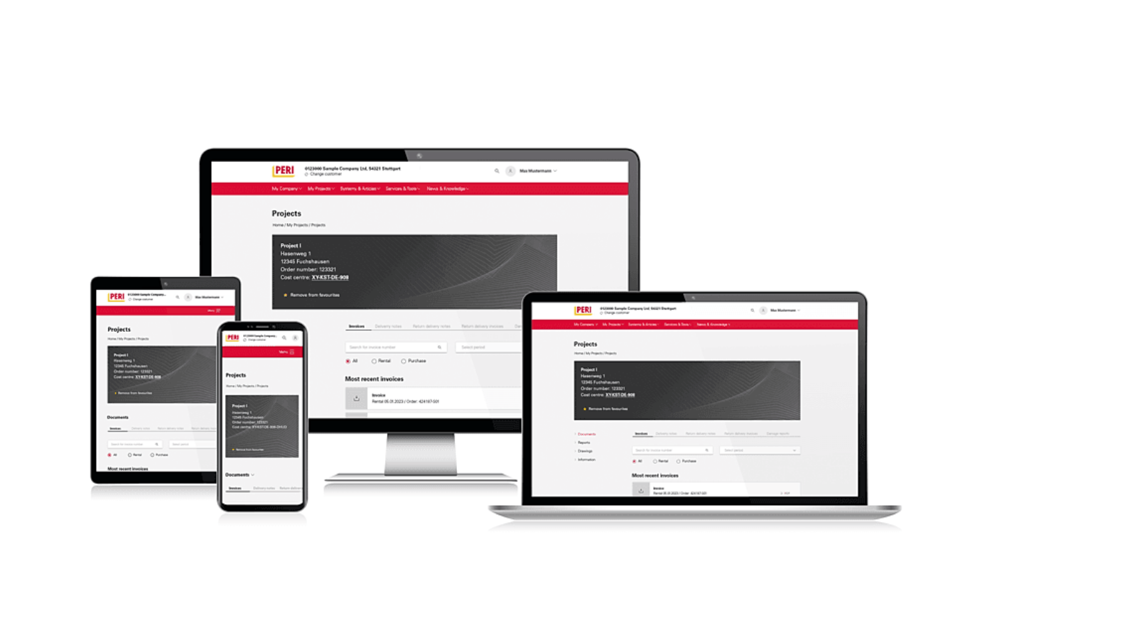 myPERI, portal digital para clientes PERI