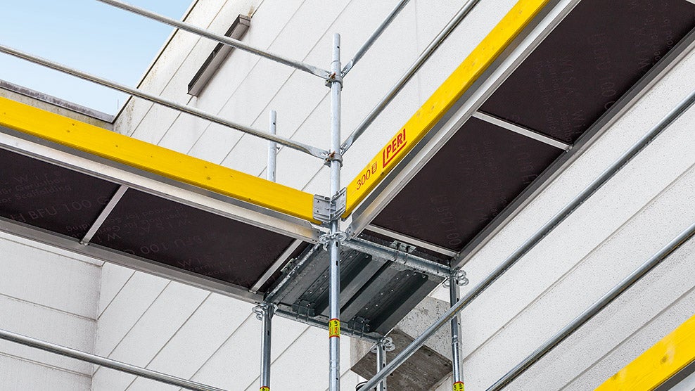 With PERI UP Easy*, internal and external corners are executed quickly and with very few system components.