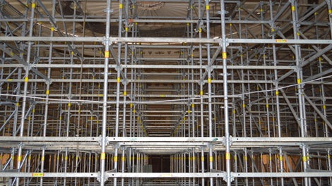 Долна скелетна констукция от система PERI UP Flex