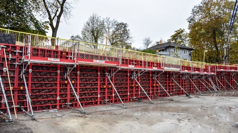 PERI har levert utstyr til byggeplassen Harbitzalléen på Skøyen.