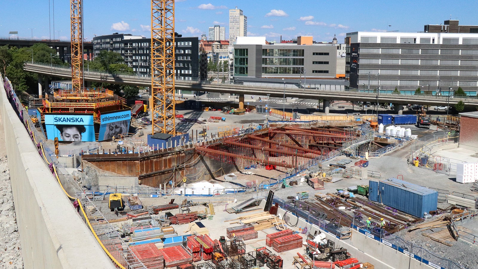 Översikt över arbetsplatsen