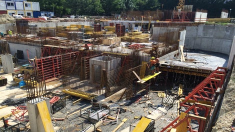 Steny boli zhotovené obľúbeným systémom TRIO.