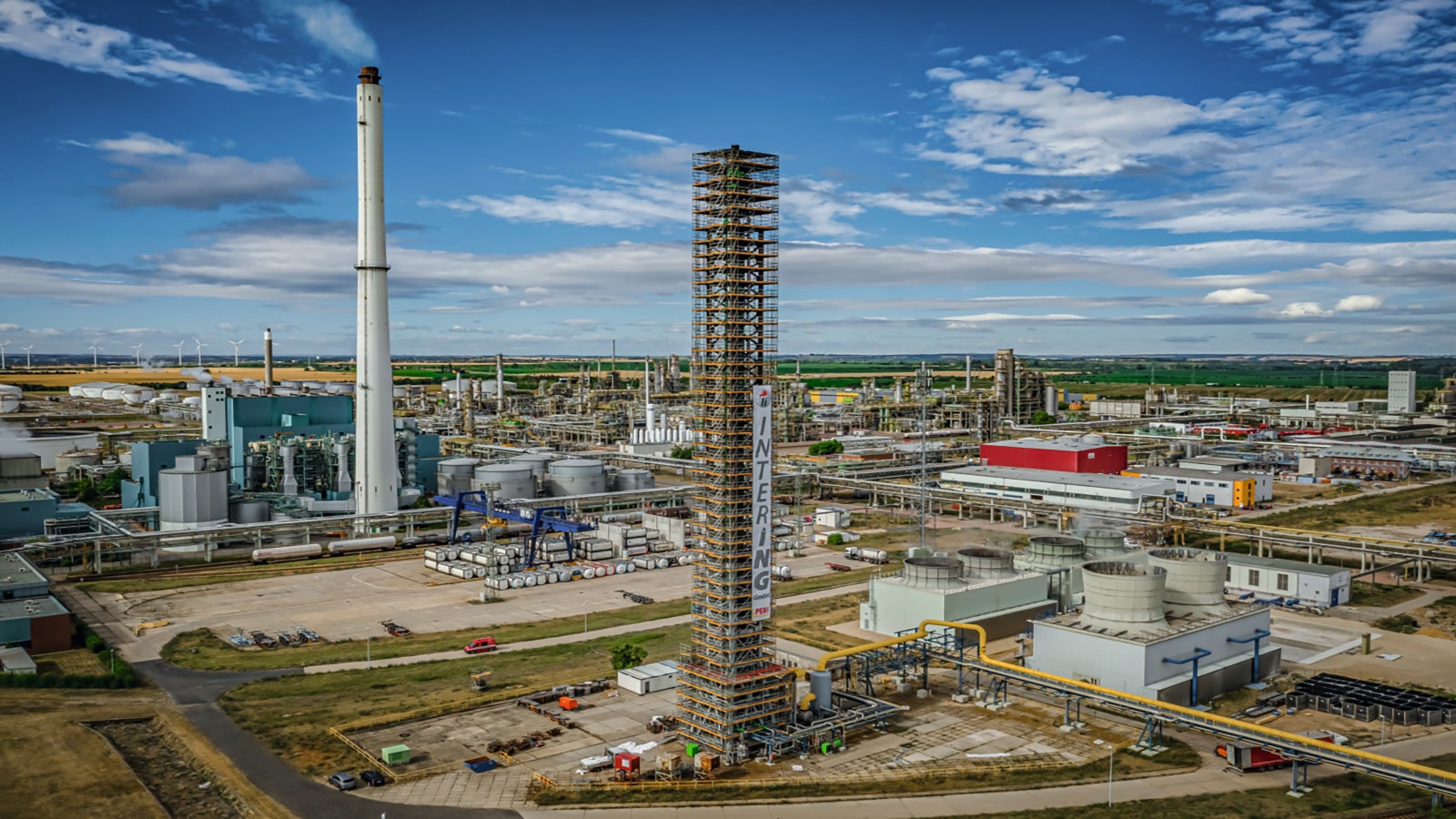 DOMO Chemicals Gas Flare Tower, Leuna Industrial Park, Leuna, Germany