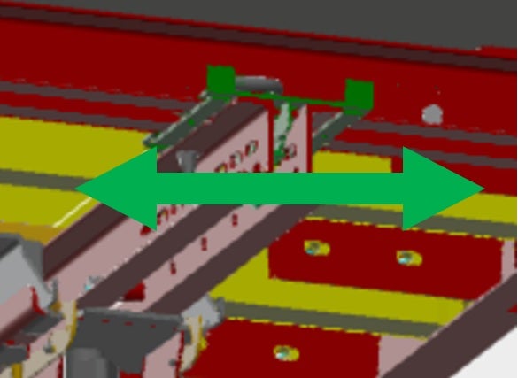 Pièce de liaison du FLEXIDECK