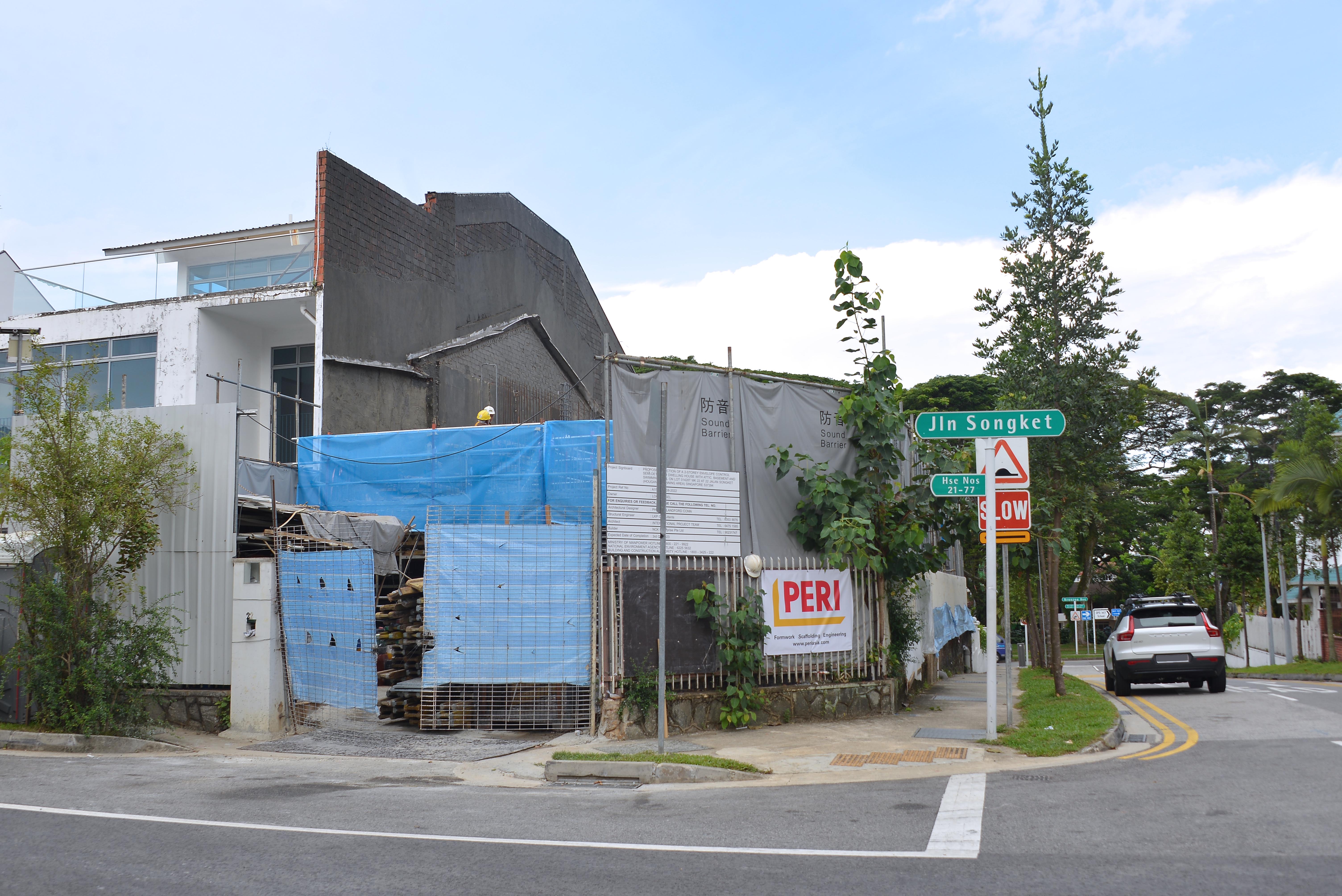 Overview of site @ Jalan Songket