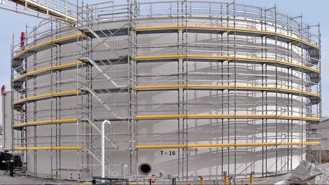 Леса PERI UP Flex позволяют точно повторять форму объекта