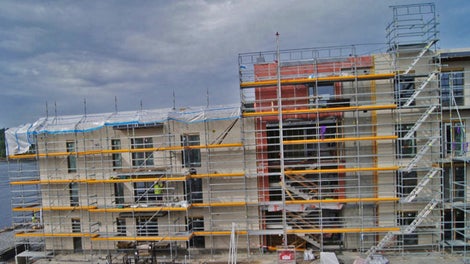 Boligprosjekt med P-kjeller. Prosjektet ligger sentralt til ved Bølgen kulturhus i Larvik sentrum. Første byggetrinn startet ved påsketider 2015 og vil bli ferdig stilt i løpet av høsten 2016