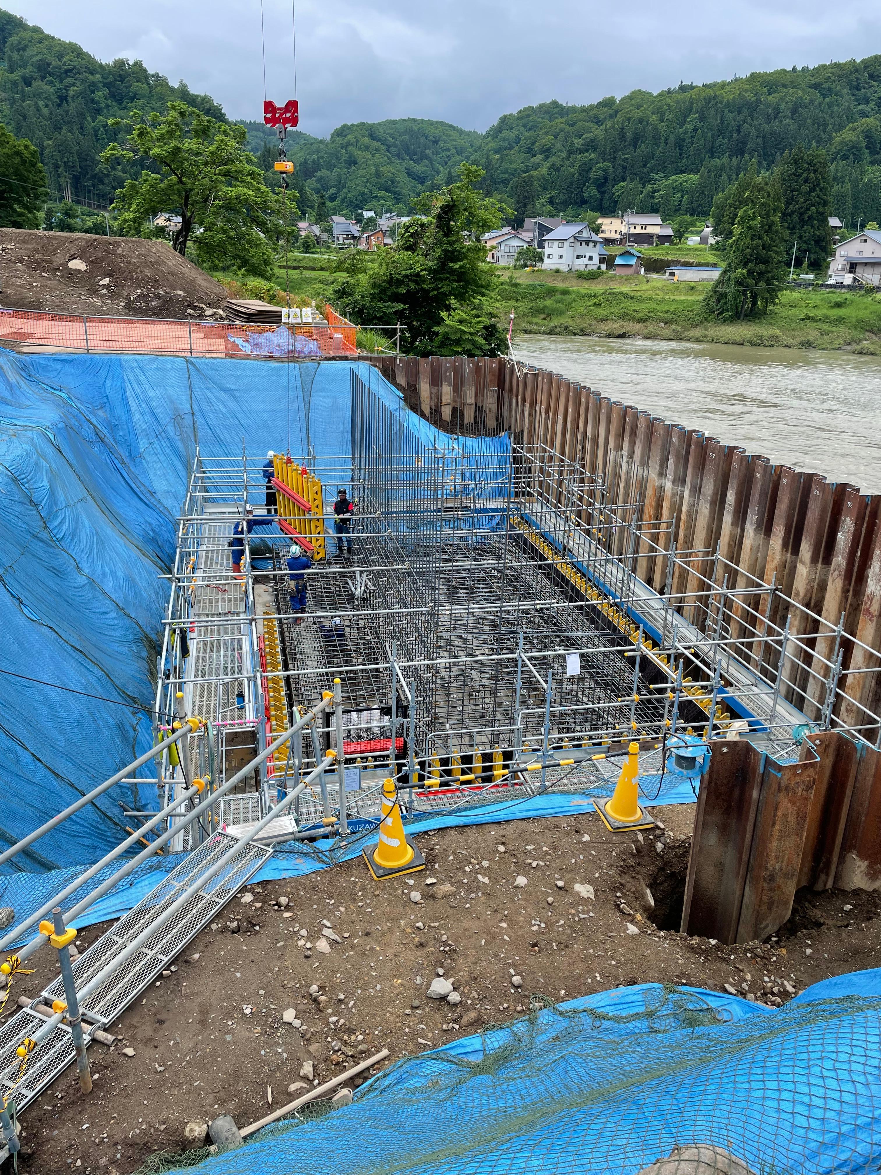 （⼀）千曲川野沢温泉村下流（栄村 箕作・月岡その３）