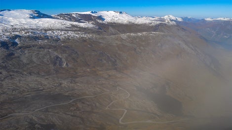 Litt tåke på vei opp til Dalsnibba