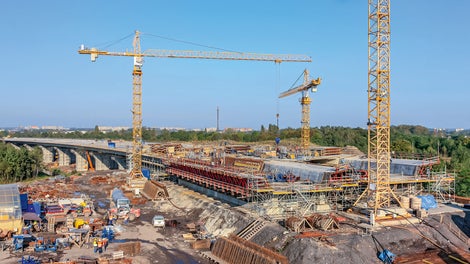 横跨A1高速公路的WA 458立交桥, Gliwice, 波兰 | 深思熟虑的工程方案，确保了施工按照时间、成本计划完成。