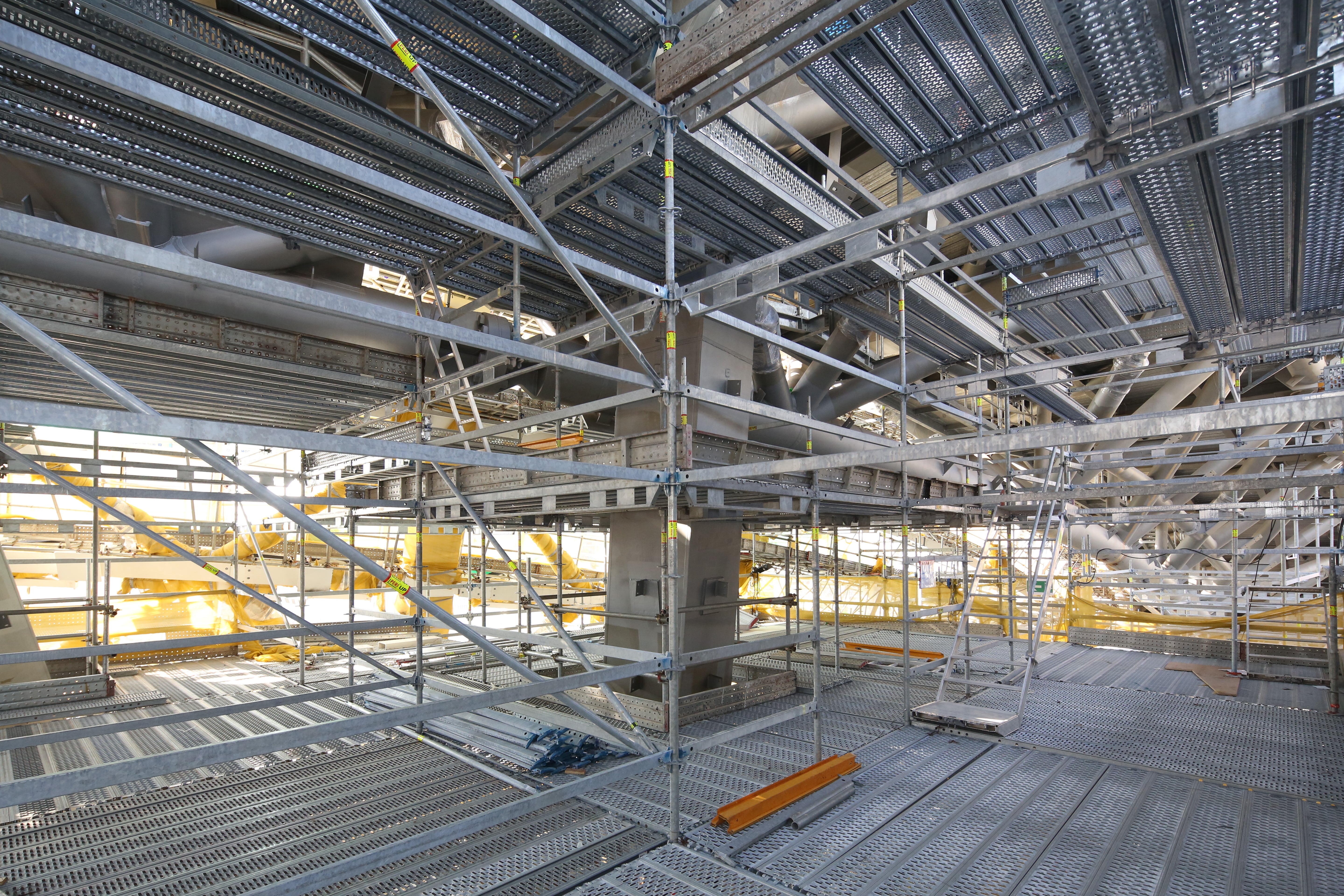 Gap free installation achieved through the use of system decking, therefore no overlapping planks and subsequent tripping hazards during use