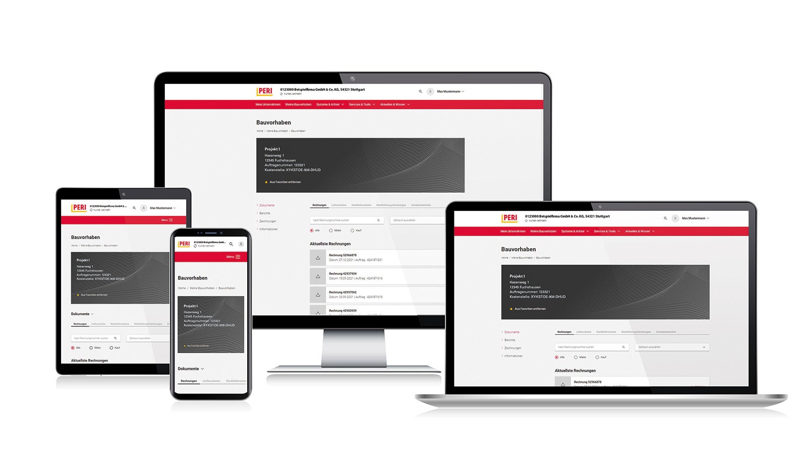 Pünktlich zur bauma 2022 geht das erfolgreiche myPERI Onlineportal einen weiteren Schritt in die Zukunft. Mit einer neuen und zukunftsfähigen Plattform und innovativen Features bietet es noch mehr Transparenz und Interaktivität und ist künftig auf allen Endgeräten problemlos nutzbar.