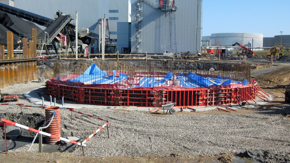 TRIO forme til silofundamentet. 