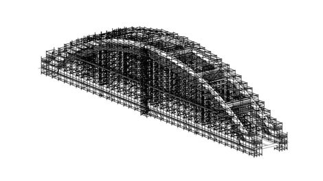 Die 3D-Planung der PERI Ingenieure und die Anpassungsfähigkeit des PERI UP Flex Modulgerüstsystems waren Grundlage für die Gerüst- und Brückenmontage im geplanten Zeitrahmen.