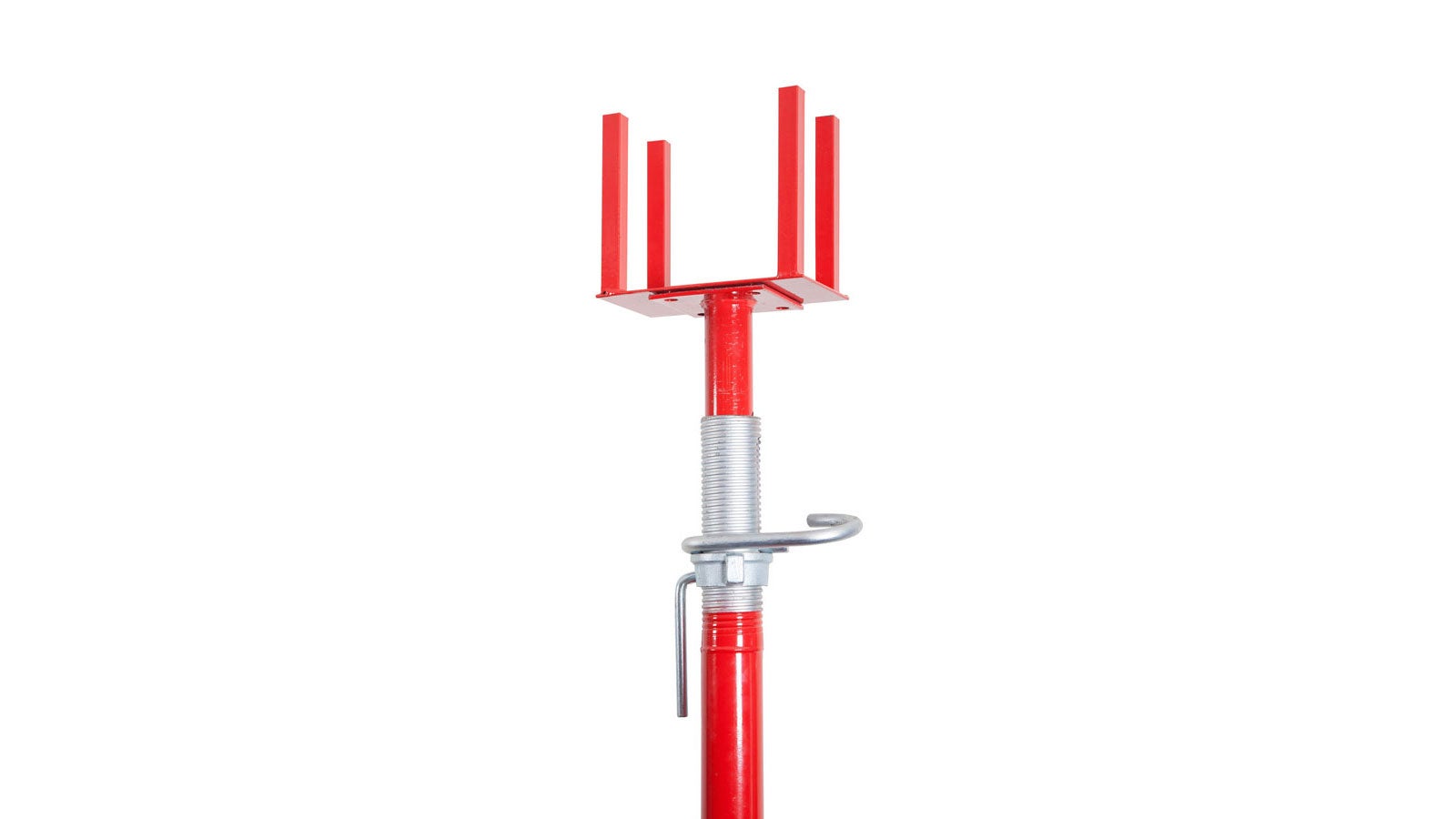 Центральный узел стойки — это часть внешней и внутренней трубы с винтовой парой, проходили ряд отдельных испытаний. Все элементы внешняя и внутренняя труба, резьбовая часть, гайки и G-крюк отвечают высокому качеству продукта.