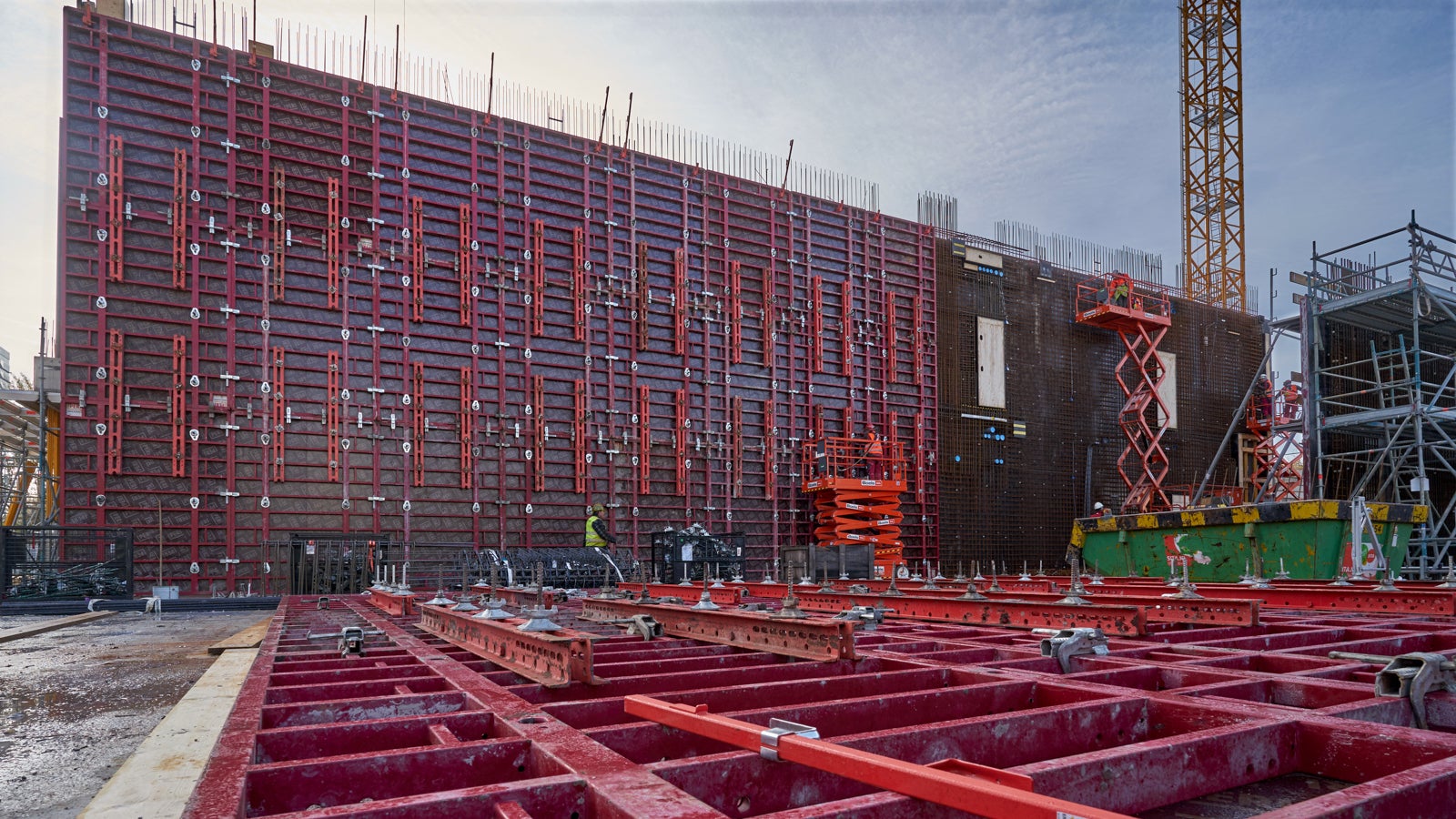 MAXIMO is de wandbekisting bij uitstek als het snel en goed moet zijn.