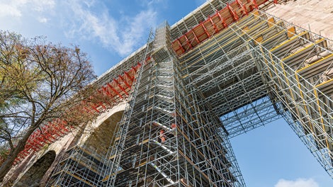 Eisenbahnviadukt, Heiligenborn, Deutschland 