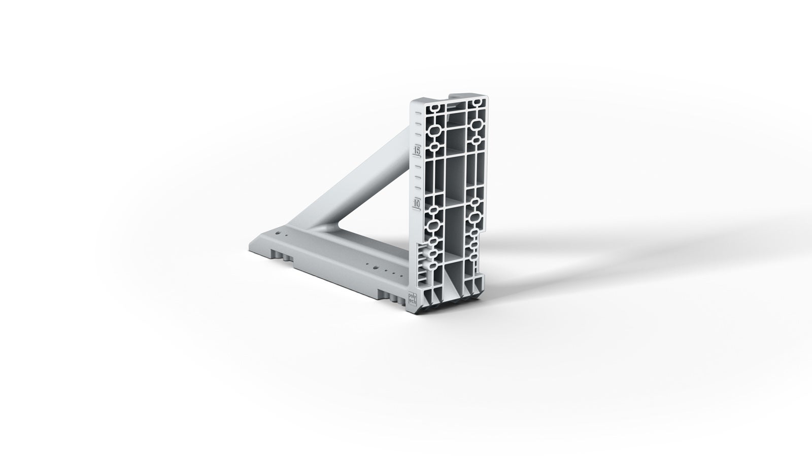 Kunststoff Abschalwinkel für Deckenrandabschalungen und leichten Unterzügen bis 50 cm Höhe