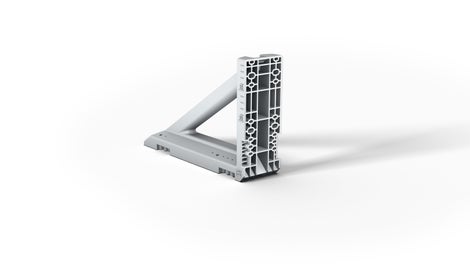 Kunststoff Abschalwinkel für Deckenrandabschalungen und leichten Unterzügen bis 50 cm Höhe