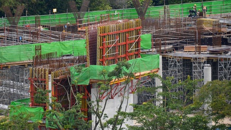  A total of 3 corewalls were required for the SAFRA CCK project