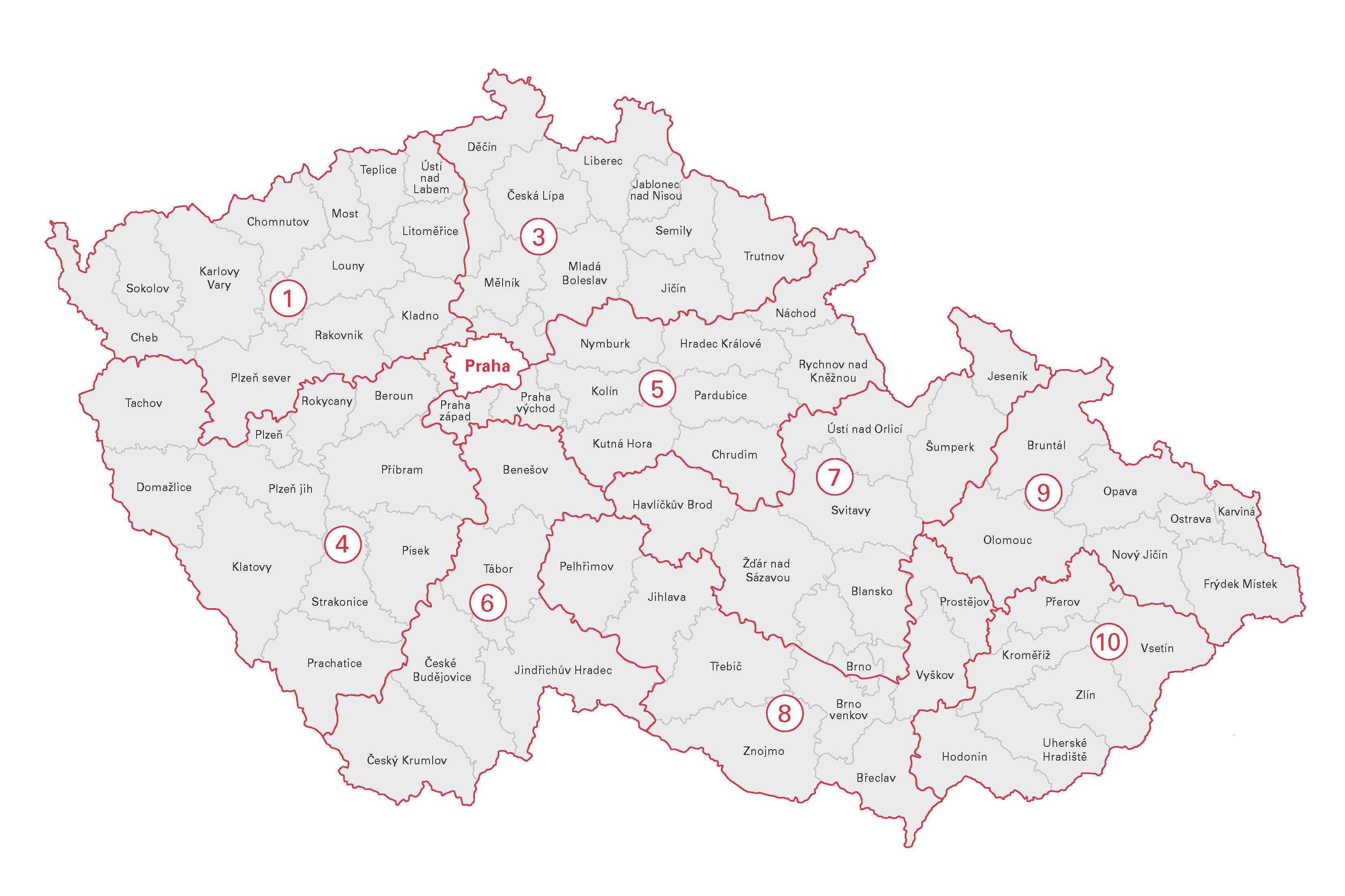 Rozdělení podle manažerů odbytu bednění