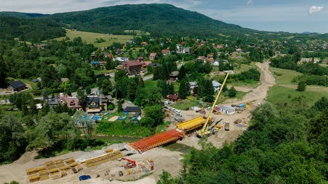 Most kolejowy w ciągu LK 104, Chabówka - Rabka Zdrój (km. 4+146 )<br/>