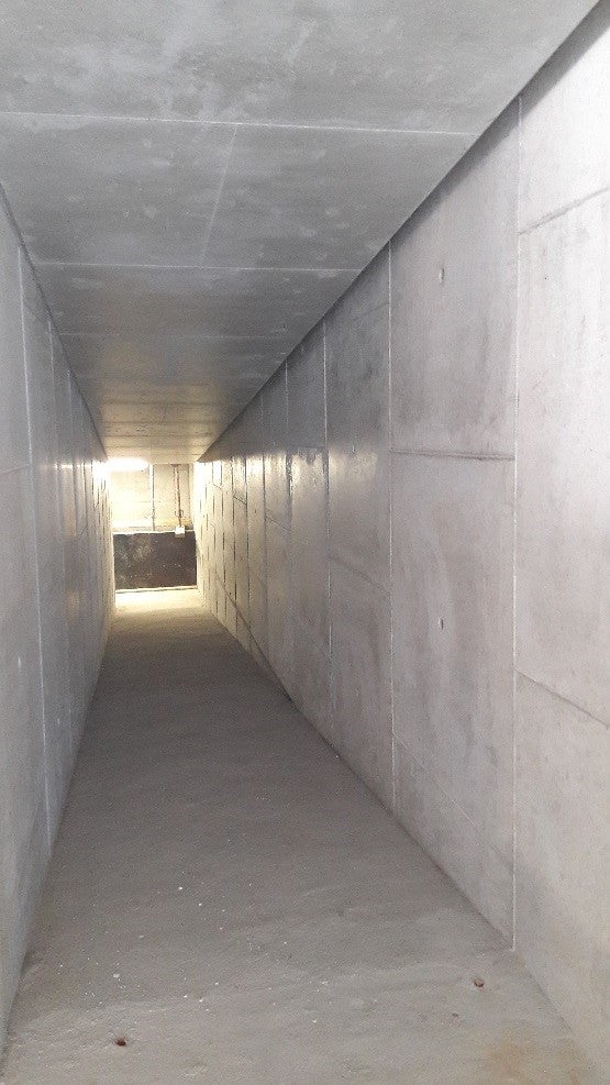 Résultat final : voûtes, passage couloir cage d'escalier 