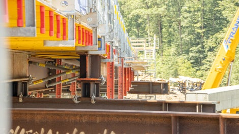 Schalboden aus VT20 Holzschalungsträger