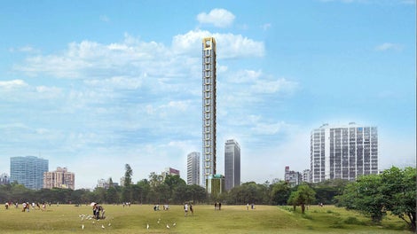 Panaromic landscape view