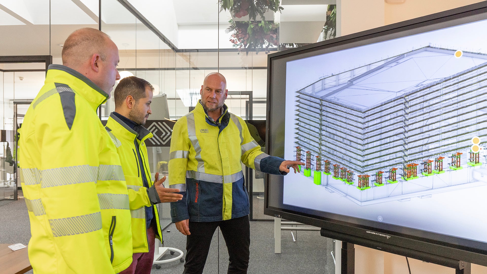 Die von den Daiichi Sankyo und PERI Projektverantwortlichen gemeinsam konzipierte Gerüstlösung berücksichtigte alle unterschiedlichen Anforderungen der späteren Gerüstnutzer. 