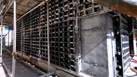 DUO is utilized for construction the water tank walls