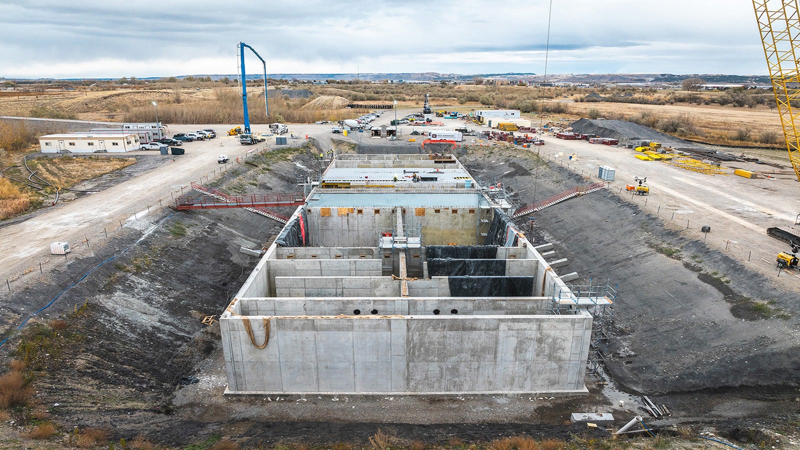 Ongoing upgrades to the water treatment plant to serve the growing population of Billings. This phase includes the addition of a new water vault structure.