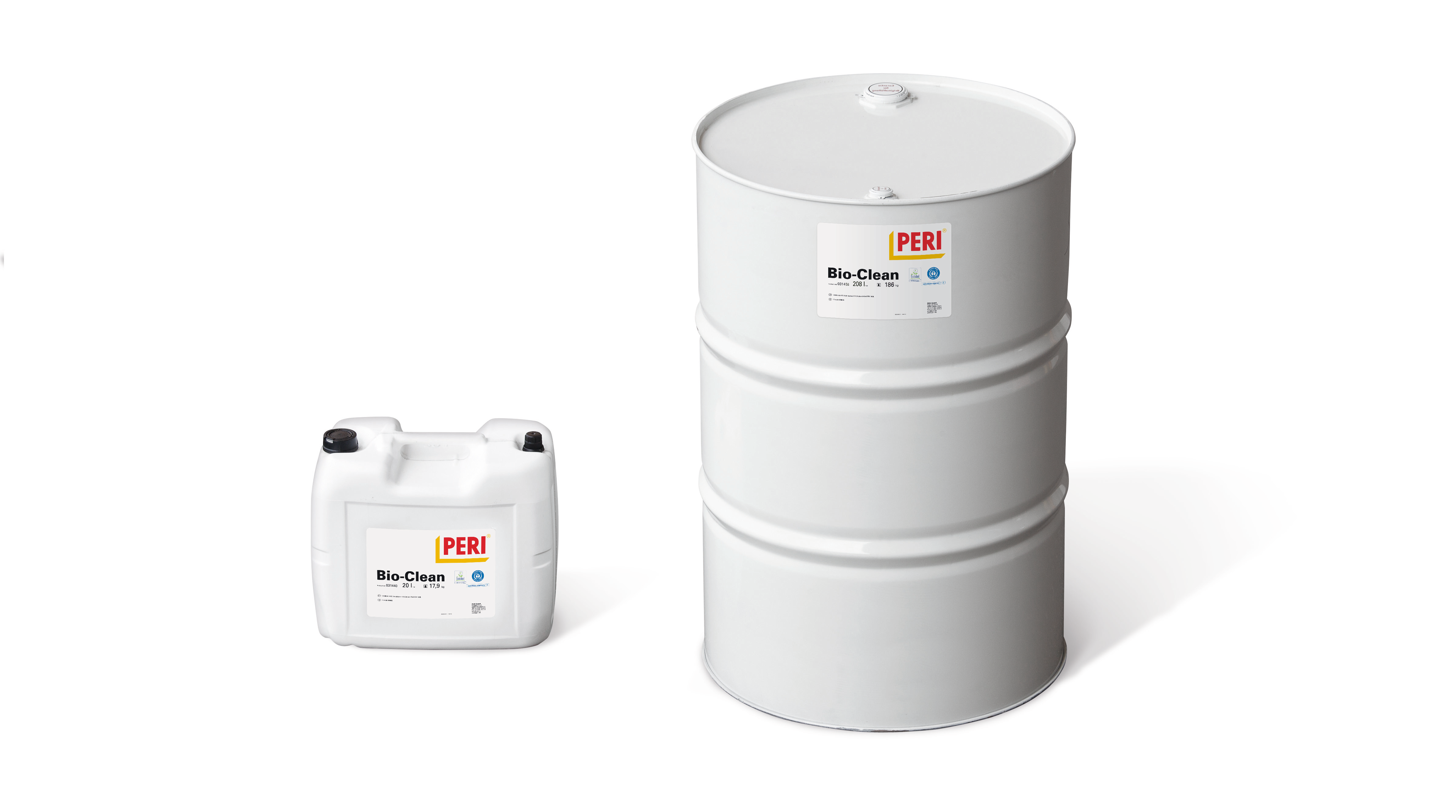 For our polymer-based products such as DUO, we recommend using PERI Plasto Clean. 