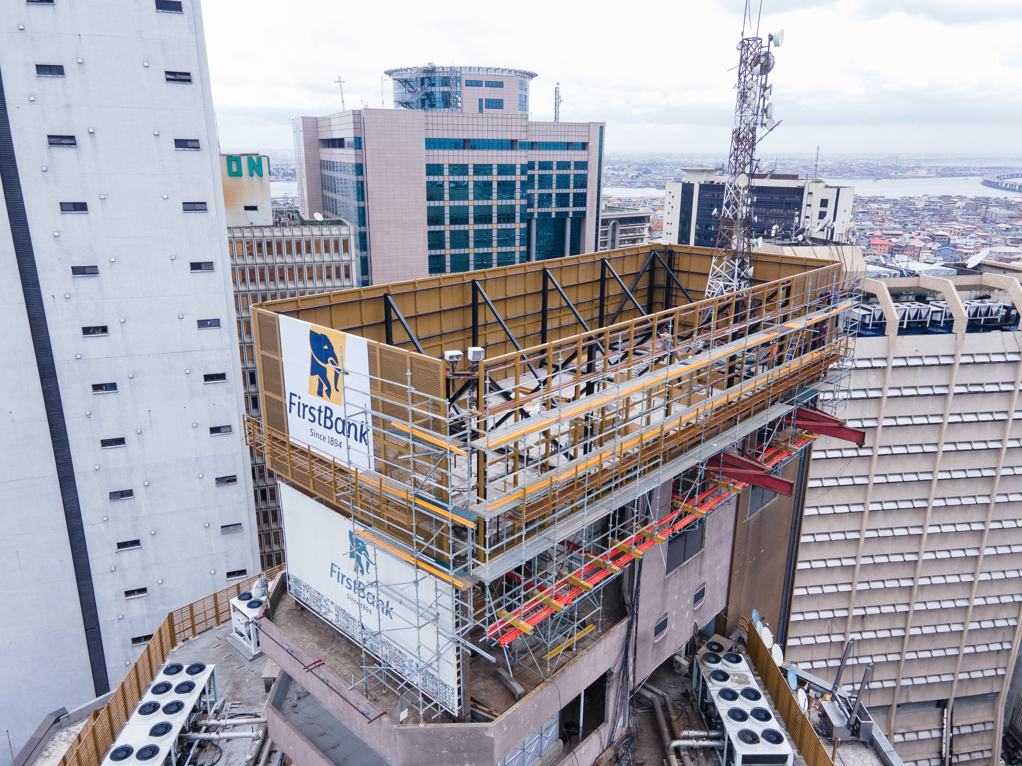First Bank head office Façade improvement 