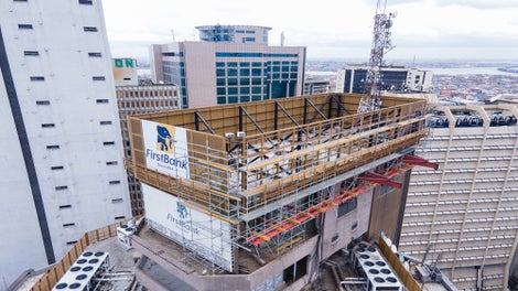 First Bank head office Façade improvement 