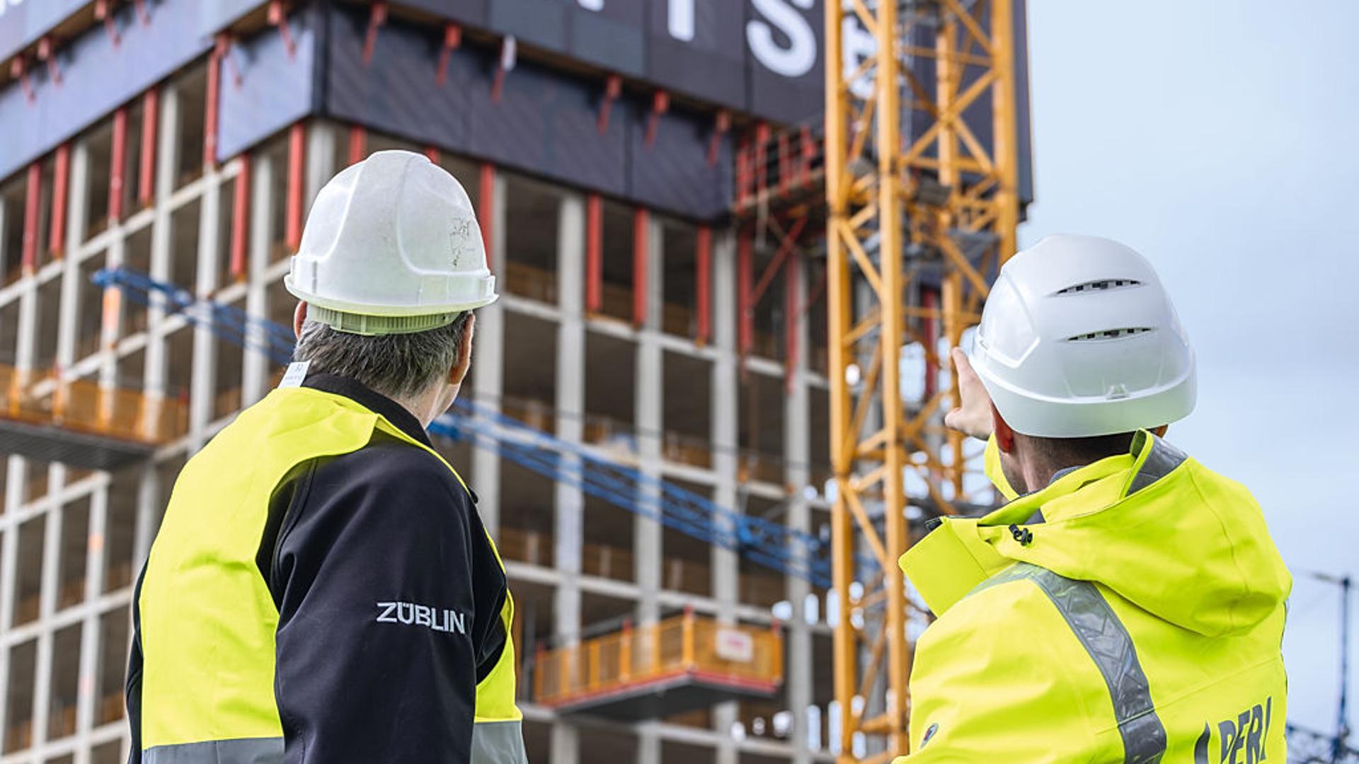 Begleitung während des gesamten Wechselzeitraums durch PERI Deutschland.