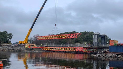 Oppføring av Banke bru