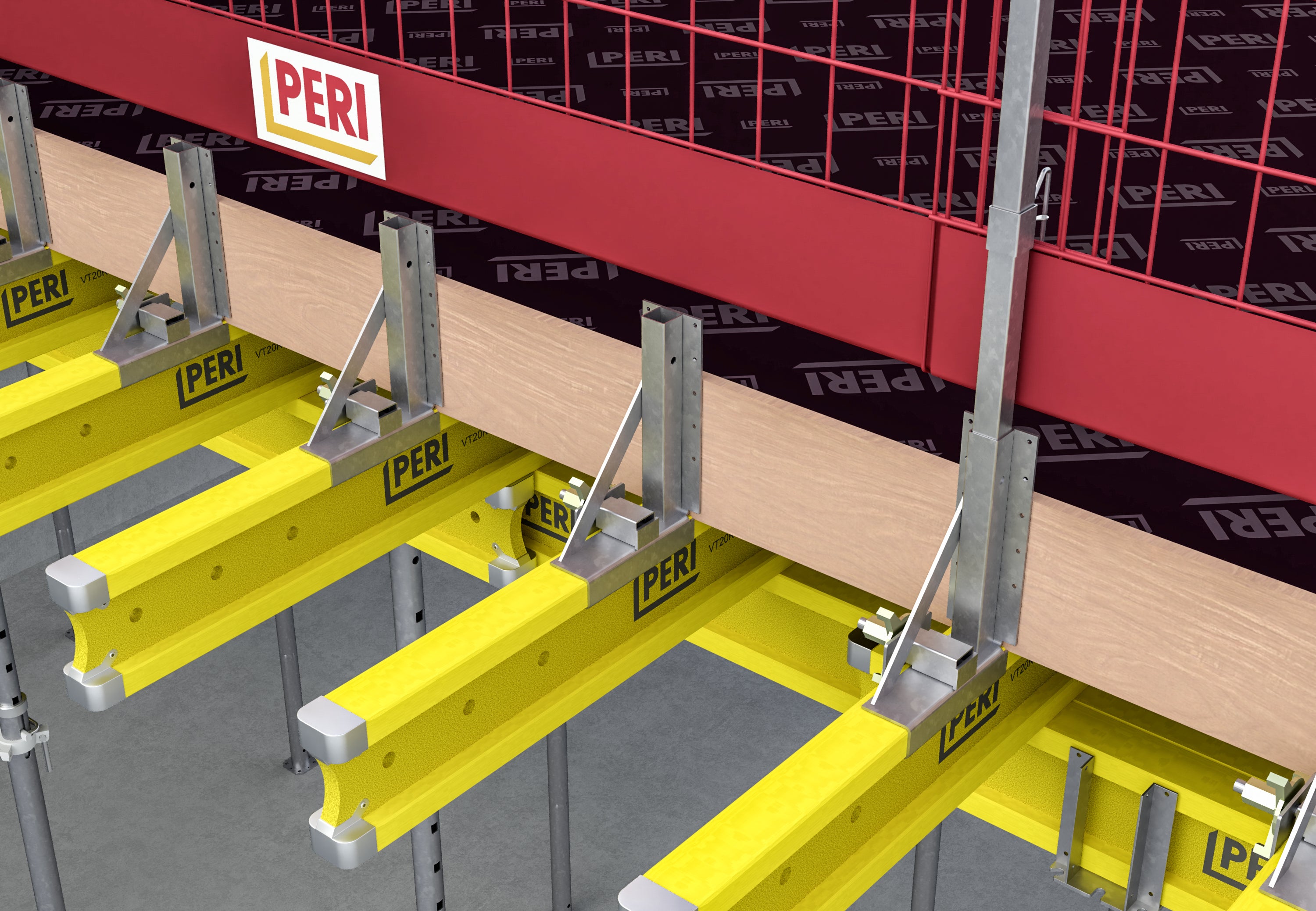 Durchdachtes Design zur Anpassung an VT20-Träger, das den Schutz der oberen Öffnungen der Deckenschalung in einem MULTIFLEX-System ermöglicht.<br/><br/>